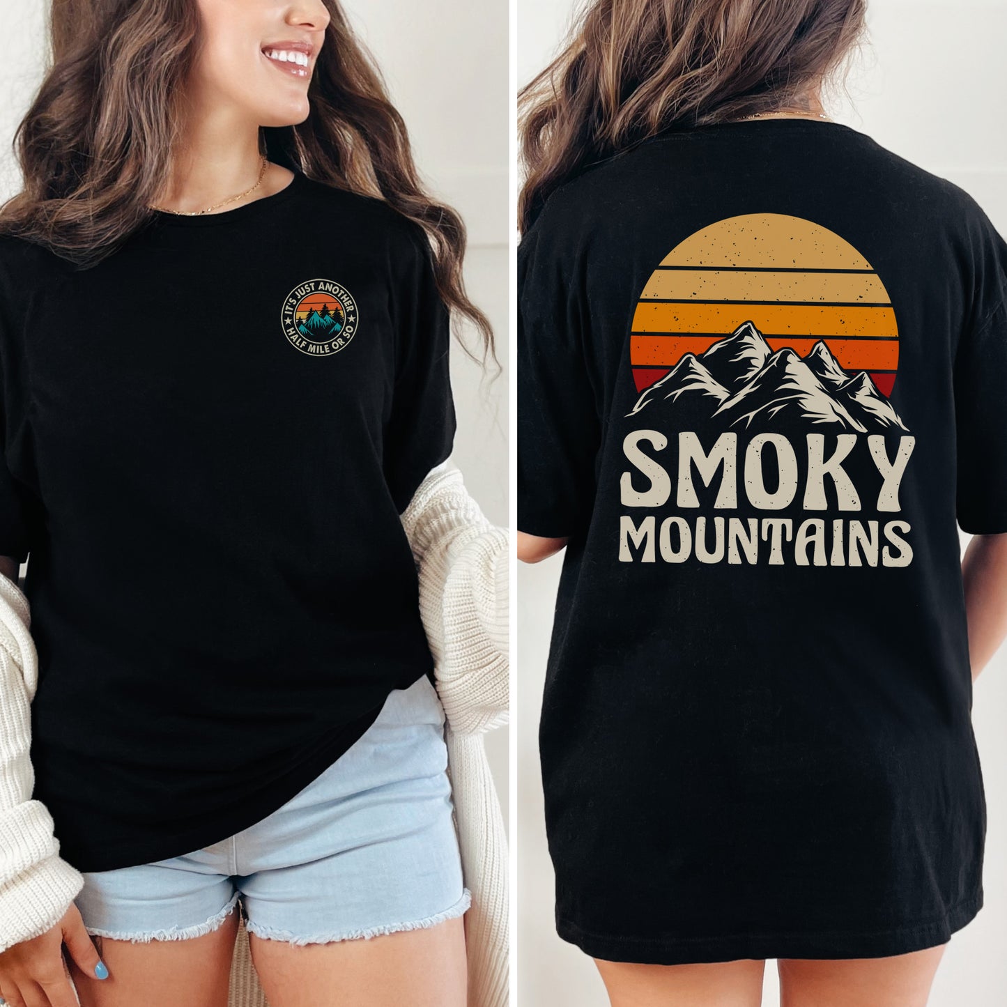 Smoky Mountains Sunset T-Shirt