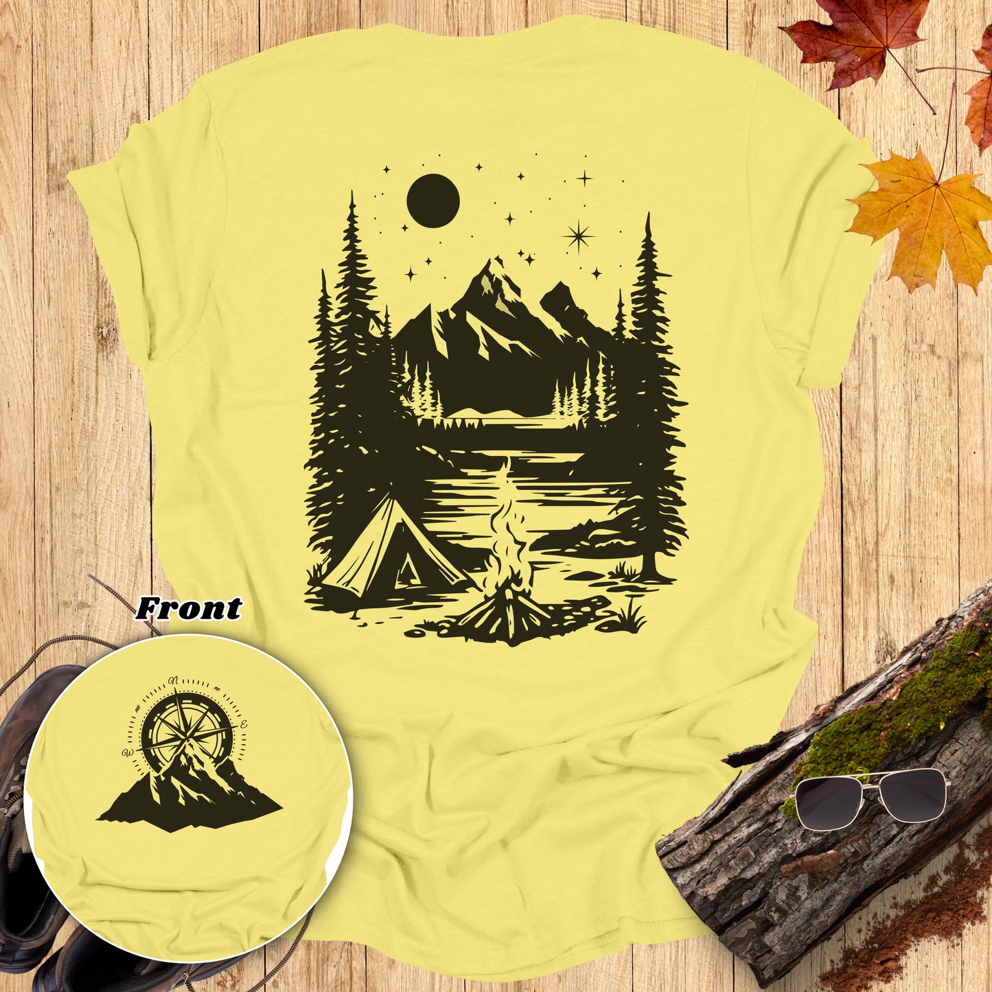 Compass Campfire Adventure T-Shirt