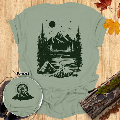 Compass Campfire Adventure T-Shirt