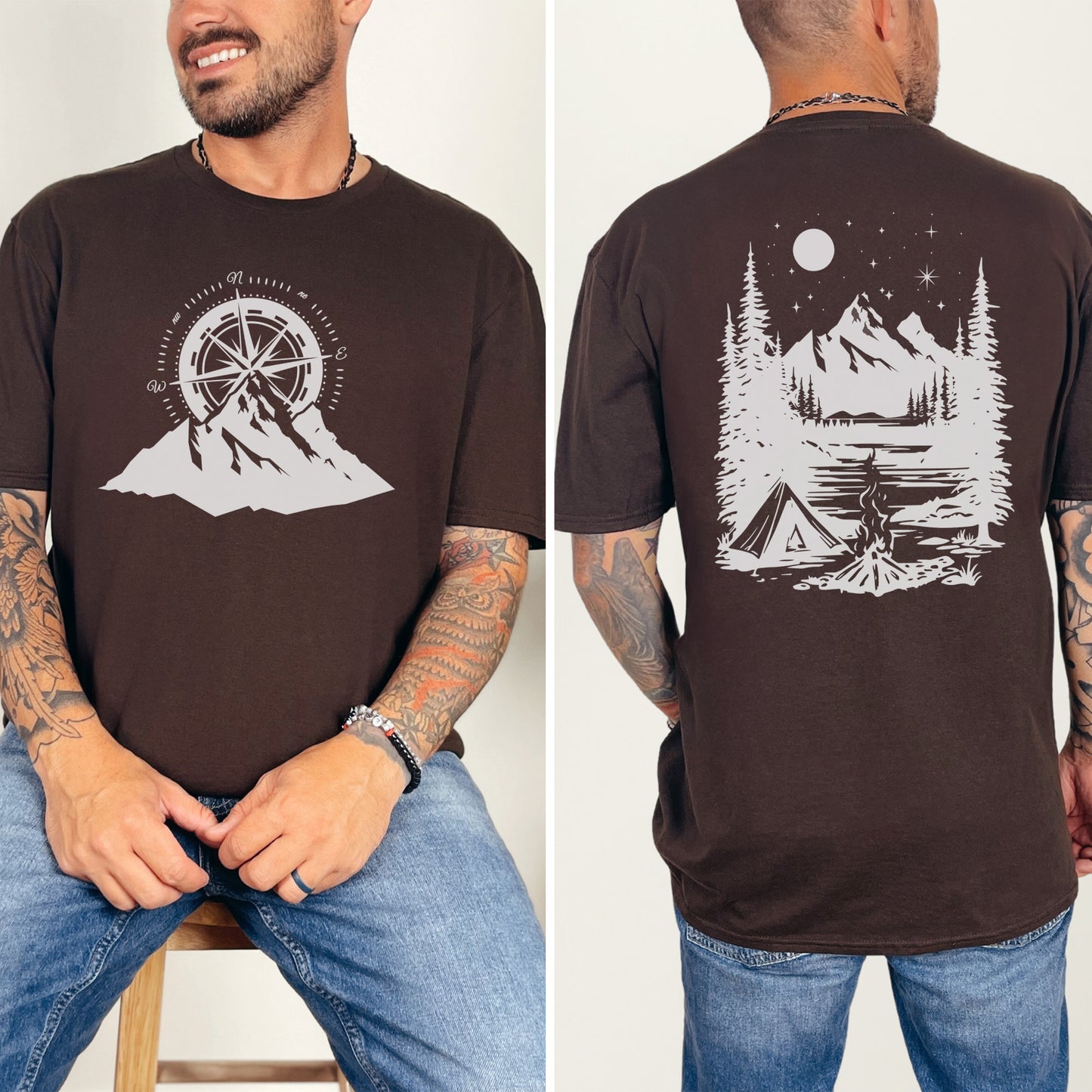 Compass Campfire Adventure T-Shirt