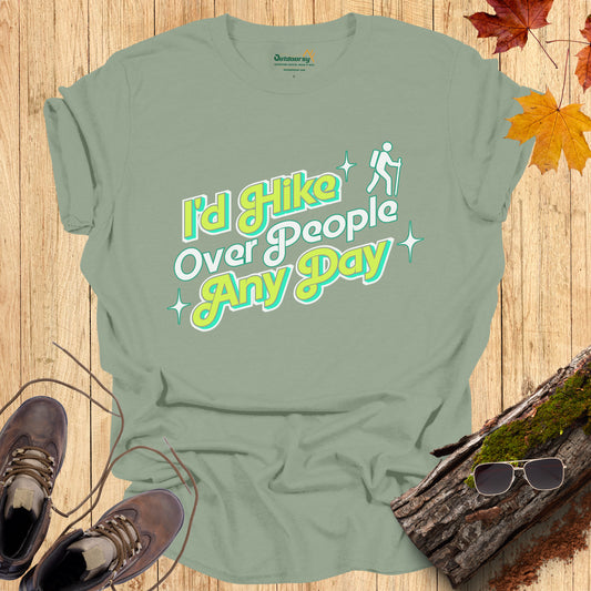 Hiking Over People T-Shirt