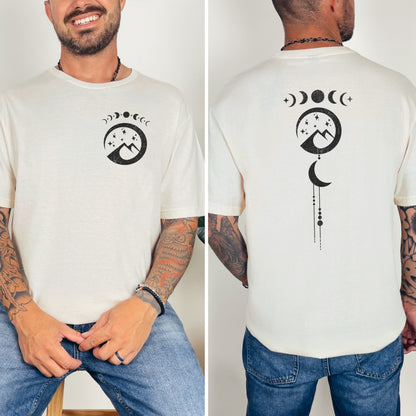 Celestial Mountain Moon Phases T-Shirt