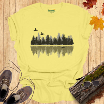 Serenity Lake Reflection T-Shirt