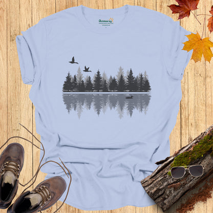 Serenity Lake Reflection T-Shirt