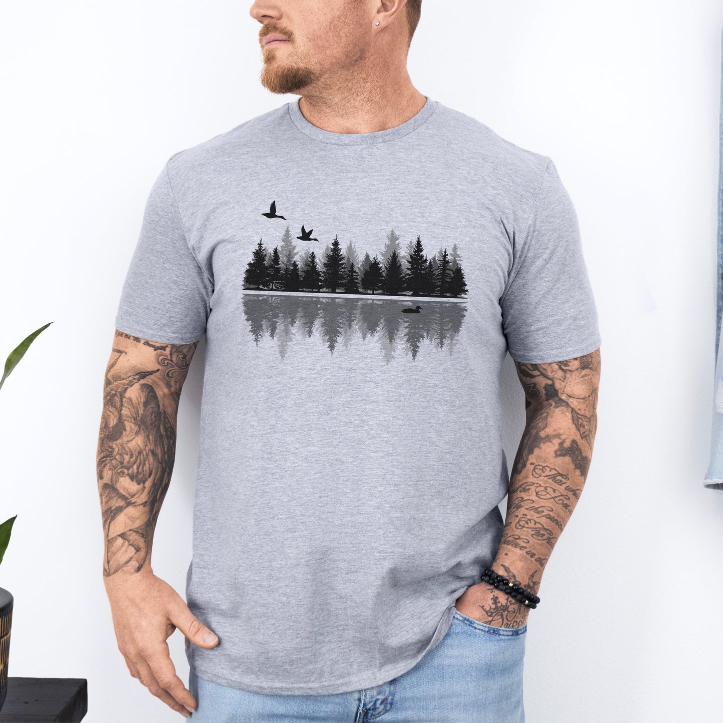 Serenity Lake Reflection T-Shirt